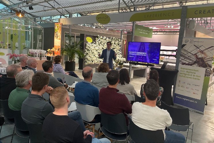 Kennissessie bij Opti-flor over cyberawareness