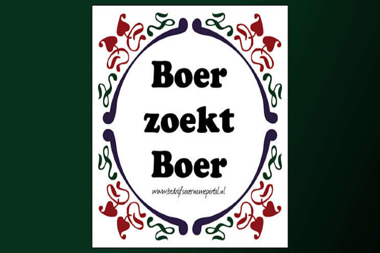 Bredere steun voor initiatief Boer zoekt Boer